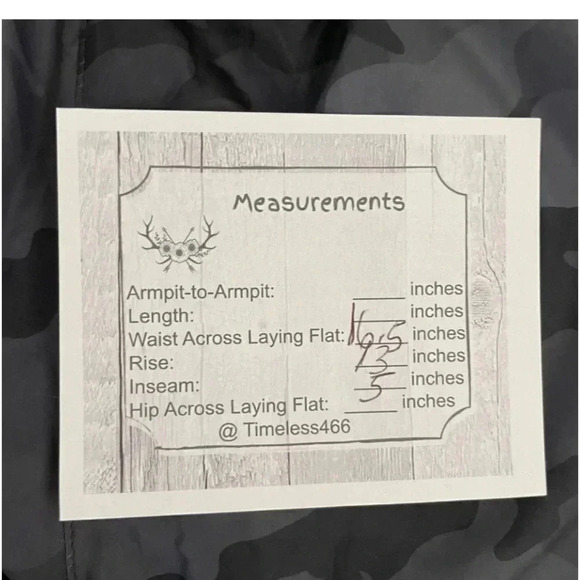 Athletic Works Women’s Grey Black Camo High Rise Pull-On Shorts SZ M # 1148 - Picture 10 of 11